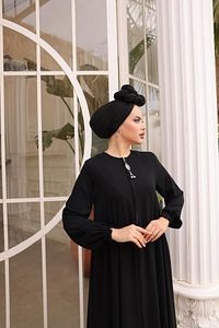 Ankanoor Siyah Mevlana Ferace Anka255002 ürün fotoğrafı
