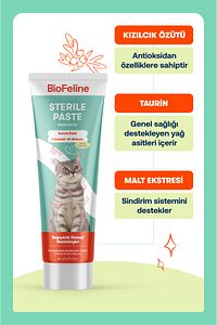 Kediler İçin Tüy Dökülmesini Azaltıcı Multivitamin Malt Macunu 100g ürün fotoğrafı