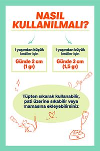 Kediler İçin Tüy Dökülmesini Azaltıcı Multivitamin Malt Macunu 100g ürün fotoğrafı