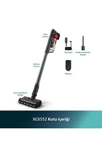 6000 Serisi Kablosuz Dikey Süpürge XC6552/01 ürün fotoğrafı