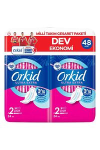 Ultra Extra Uzun (boy 2) Hijyenik Ped 48'li Cesaret Paketi ürün fotoğrafı