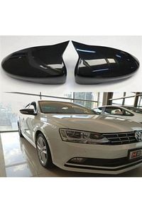 Volkswagen Jetta Mk6 Golf Mk6 Scirocco Passat B7 Ve Cc 2011-2014 Yarasa Ayna Kapağı, Parlak Siyah ürün fotoğrafı