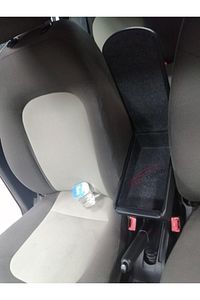 Fiat Linea Deri Kol Dayama Kolçak Siyah Özel Üretim Mdf ürün fotoğrafı