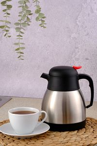 Paslanmaz Çelik Çay Termosu 1 Litre | 12-24 Saat Soğuk, 8-12 Saat Sıcak Tutma | Paslanmaz Çelik ürün fotoğrafı