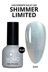 Shimmer Limited Holografik Kalıcı Oje Sl04, Rakı Beyazı Turkuaz Yeşil Simli, 10 ml ürün fotoğrafı