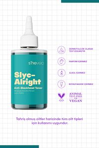 Slyc-alright – Salisilik Asit Ve Siyah Nokta Karşıtı Arındırıcı Vegan Bha Tonik (200 ML) ürün fotoğrafı