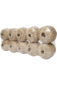 100 gr Jüt Iplik-10'lu Jüt Ip , Hasır Ip , Kırnap Ip , Doğal Ip , Çuval Ip ürün fotoğrafı