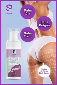 Göğüs Ve Kalça Dikleştirici & Dolgunlaştırıcı , Büyütücü,sıkılaştırıcı Göğüs Bakım Kremi 100ml ürün fotoğrafı