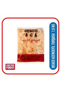 De&co Sushi Pickled Ginger Zencefil Turşusu 1500 Gr. ürün fotoğrafı
