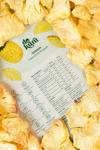 Ananas Kuru Meyve Cipsi - Dondurularak Kurutulmuş Freeze Dried Çıtır Ananas ürün fotoğrafı