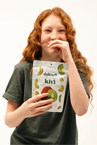 Kivi Kuru Meyve Cipsi - Dondurularak Kurutulmuş Freeze Dried Çıtır Kivi ürün fotoğrafı