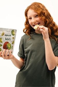 Kivi Kuru Meyve Cipsi - Dondurularak Kurutulmuş Freeze Dried Çıtır Kivi ürün fotoğrafı