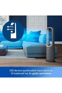 8000 Serisi Air Performer 3in1 Hava Temizleme Cihazı, 270 m3/sa Temiz Hava Hızı, AMF870/15 ürün fotoğrafı