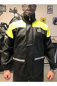 Forte Gt 1134 Motosiklet Pvc Yağmurluk Cepli Alt Üst Takım 2xl Beden Mavi ürün fotoğrafı