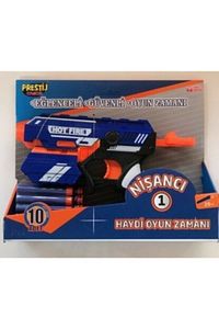 Mavi Sünger Mermi Atan Hot Fire Nişancı Oyuncak Tabanca Sr-543657 ürün fotoğrafı