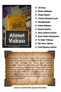 Dedektiflik Suç Çözümleme-suçluyu Bulma-dedektif Oyunu-cinayet Çözme-dedektif Oyunu-kutu Oyunu-7'li. ürün fotoğrafı