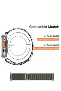 Apple Watch Uyumlu Seri 1/2/3/4/5/6/se/7/8/9 Ultra/ultra2 42-44-45-49mm - S10(46MM) Kordon Alpin 42 ürün fotoğrafı