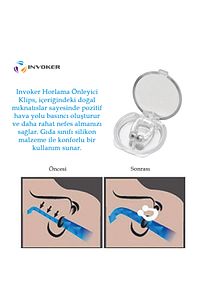 - Horlama Önleyici Burun Klipsi Horlama Cihazı Burun Aparatı ( 2 Ürün-1 Paket ) ürün fotoğrafı