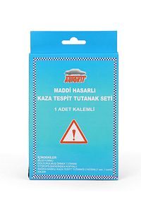 Kaza Tespit Tutanak Seti 1 Adet Kalemli ürün fotoğrafı