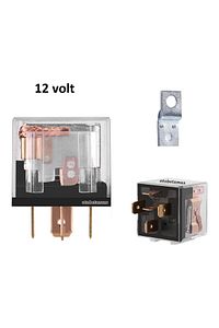 İki Adet Mini Role 12v. 5 Uçlu. 40 A. Far. Korna. Fan. Lpg Röle ürün fotoğrafı