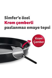 7033 Inox Turbo Midi/mini Fırın, 2000 W, 70 Litre, Me ürün fotoğrafı