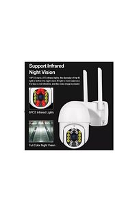 360 Derece Yönlendirilebilir Wifi Ip Su Geçirmez Iç Dış Mekan Kamera 32 Ledli 1080p Hd ürün fotoğrafı