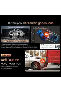 Botslab G980h Pro Adas Ön 4k Uhd Arka 2k Qhd 170° Geniş Açı Gecegörüşü Gps Wifi Araç Içi Kamera ürün fotoğrafı