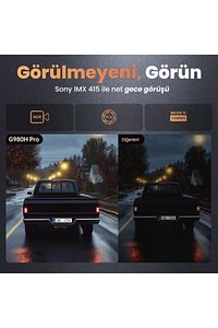 Botslab G980h Pro Adas Ön 4k Uhd Arka 2k Qhd 170° Geniş Açı Gecegörüşü Gps Wifi Araç Içi Kamera ürün fotoğrafı