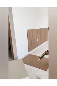 Dekoratif, Duvar Çıtası, Ahşap Duvar Paneli, Boyanabilir, 4mm Ham Mdf, 36x102 (1 ADET) ürün fotoğrafı