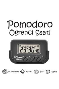 Öğrenci Saati - Kronometreli Ders Çalışma Saati Kk-613d ürün fotoğrafı