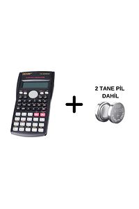 10+2 Hane Bilimsel Fonksiyonlu Hesap Makinesi 240 Fonk Scıentıfıc Calculator 2 yılgaranti 15,5x8,5cm ürün fotoğrafı