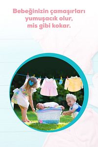 Bitkisel Bebek Çamaşır Yumuşatıcısı 1500 ml X 3 Adet ürün fotoğrafı