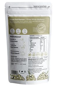 Dut Kurusu - Kuru Dut - Beyaz Dut Kurusu - Kuru Meyve - 300 Gr ürün fotoğrafı