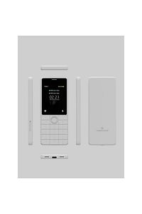 S500 Tuşlu Cep Telefonu Beyaz ürün fotoğrafı