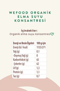 Organik Elma Suyu Konsantresi 340 ml ürün fotoğrafı