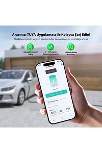 Zt305 Taşınabilir Elektrikli Araç Şarj Cihazı 32a/7kw/220v (5 METRE) ürün fotoğrafı