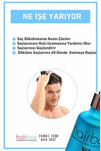 Erkek Saç Çıkarıcı Serum, Saç Çıkaran Serum , Saç Gürleştirici ( 1 Adet ) ürün fotoğrafı