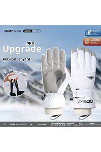 Unisex Snowboard Eldiveni Kayak Eldiveni Motor eldiveni içi polarlı Kar eldiveni ürün fotoğrafı