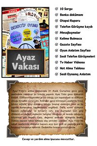 Dedektiflik Suç Çözümleme-suçluyu Bulma-dedektif Oyunu-cinayet Çözme-dedektif Oyunu-kutu Oyunu-7'li. ürün fotoğrafı