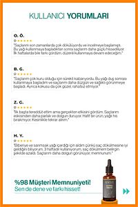 Erkek Saç Bakım Yağı - Dökülme Karşıtı, Saç Çıkarıcı & Besleyici Etki, E & A Vitaminli 50 ml ürün fotoğrafı