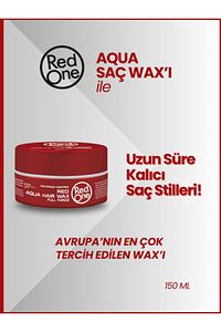 Redone Aqua Wax Saç Şekillendirici Güçlü Tutuş Dogal Parlaklık Yaratıcı Şekiller– Vegan 150 ml ürün fotoğrafı
