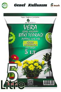 Veramix Genel Kullanım Özel Karışım Iç Ve Dış Mekan Bitki Toprağı 5 Litre Çiçek Toprağı Toprak Harcı ürün fotoğrafı