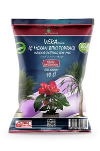 Vera Özel Karışım Iç Mekan Bitki Toprağı 10 Litre Çiçek Toprağı Toprak Harcı ürün fotoğrafı