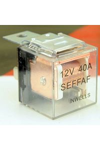 Mini Role 12v. 5 Uçlu. 40 A. Far. Korna. Fan. Lpg Röle ürün fotoğrafı