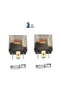 İki Adet Mini Role 12v. 5 Uçlu. 40 A. Far. Korna. Fan. Lpg Röle ürün fotoğrafı