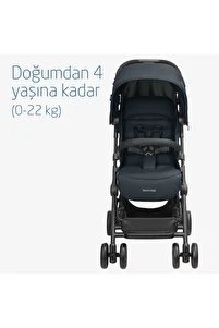 Lara2 Ultra Kompakt Otomatik Katlanan Kabin Boy Bebek Arabası Essential Graphite ürün fotoğrafı