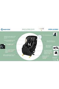 Maxi-Cosi Mica Pro Eco I-Size ADAC'lı İsofix'li 360 Dönebilir Yatabilir 0-18 Kg Bebek Oto Koltuğu ürün fotoğrafı