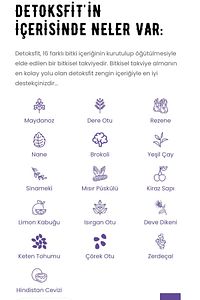 Detoksfit Tablet Hızlı Detoks Kolay Ödem Atma ürün fotoğrafı