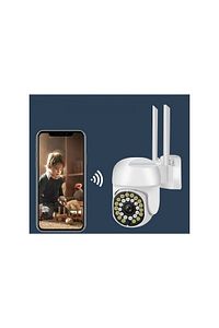 360 Derece Yönlendirilebilir Wifi Ip Su Geçirmez Iç Dış Mekan Kamera 32 Ledli 1080p Hd ürün fotoğrafı