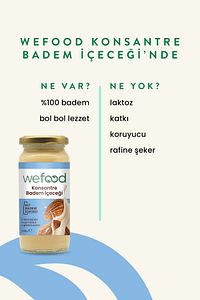 Konsantre Badem İçeceği (%100 Badem) 240 gr ürün fotoğrafı